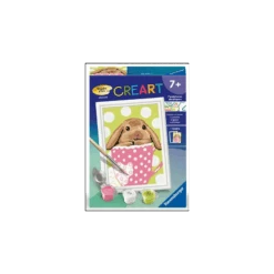 Ravensburger - Creart - Peinture Au Numéro - Petit Lapin - 8x12cm