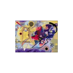 Ravensburger - Peinture Par Numéro Sur Toile - Jaune Rouge Bleu Kandinsky - 30x40cm