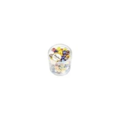 Rayher - Boîte De Perles En Verre Opaques à Grand Trou - Multicolore - 8,7 Mm - 55 Grammes