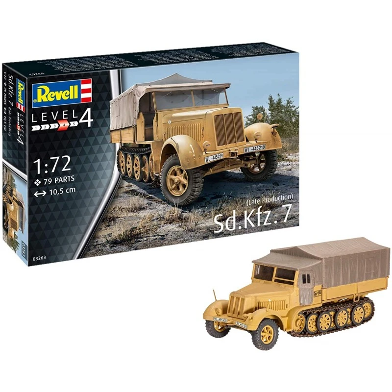 Revell - 03263 - Maquette Militaire - Tacteur SD Kfz 7 3 Revell - 03263 - Maquette Militaire - Tacteur SD Kfz 7