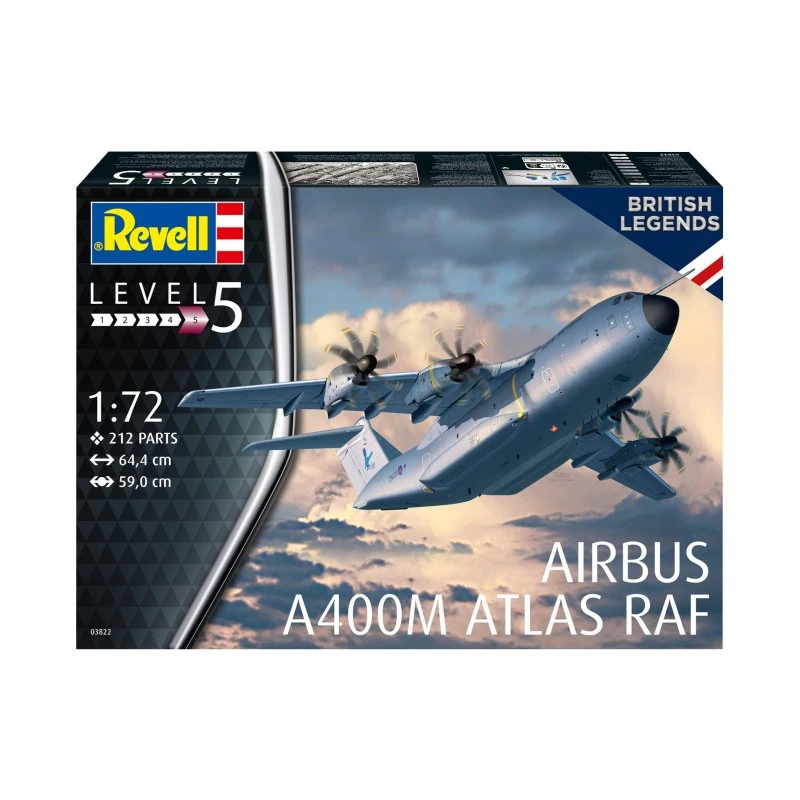 Revell - Maquette D'avion - Airbus A400M Atlas RAF 3 Revell - Maquette D'avion - Airbus A400M Atlas RAF
