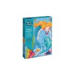 Sentosphère - 20740 - Loisirs Créatifs - Tableau à Pailleter - Sirène