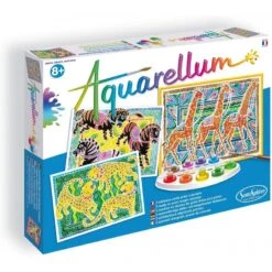 Sentosphère - 6040 - Aquarellum - Zèbres Girafes Et Panthères