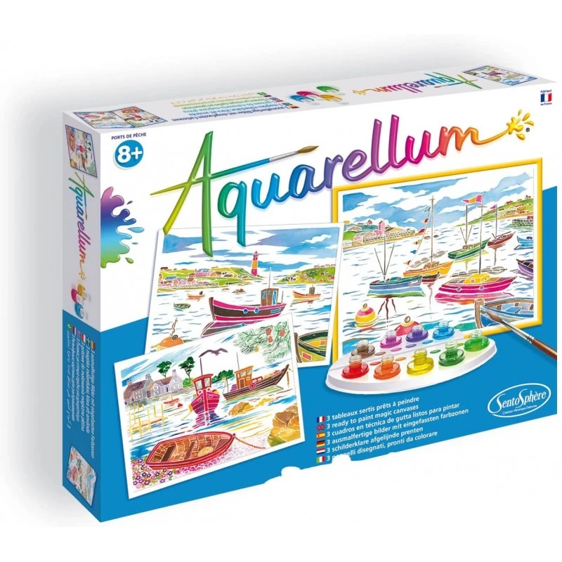 Sentosphère - 6190 - Aquarellum - Port De Pêche 3 Sentosphère - 6190 - Aquarellum - Port De Pêche