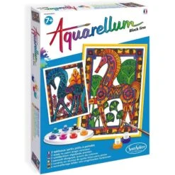 Sentosphère - 627 - Aquarellum - Black Line - Chevaux Perses