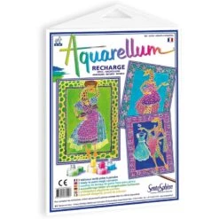 Sentosphère - 6340R - Aquarellum Recharge - Girafes Coquettes