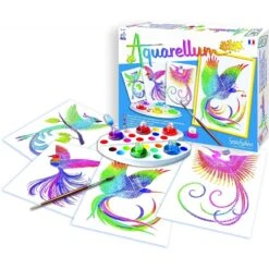 Sentosphère - 656 - Aquarellum Junior - Oiseaux Du Paradis