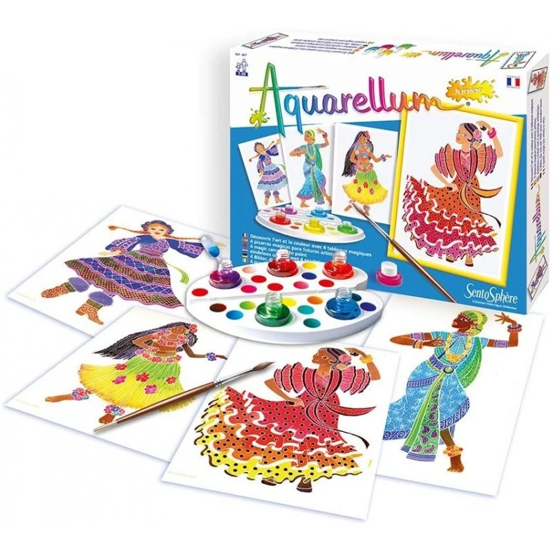 Sentosphère - 667 - Aquarellum Junior - Danseuses Folkloriques 3 Sentosphère - 667 - Aquarellum Junior - Danseuses Folkloriques