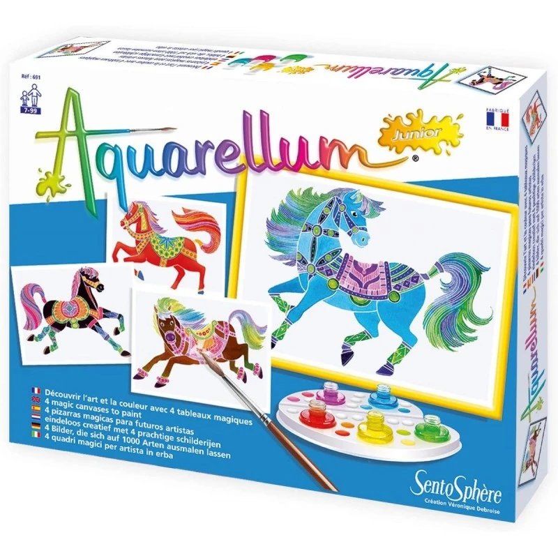 Sentosphère - 691 - Aquarellum Junior - Chevaux 3 Sentosphère - 691 - Aquarellum Junior - Chevaux