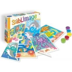 Sentosphère - 880 - Sablimage - Poissons Et Dauphins