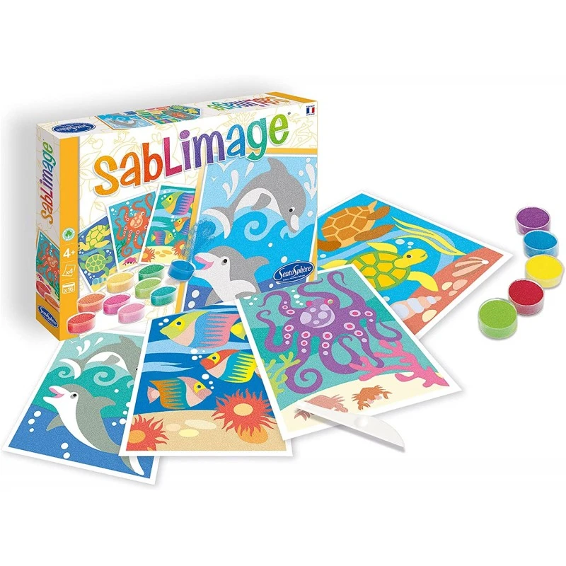 Sentosphère - 880 - Sablimage - Poissons Et Dauphins 2 Sentosphère - 880 - Sablimage - Poissons Et Dauphins