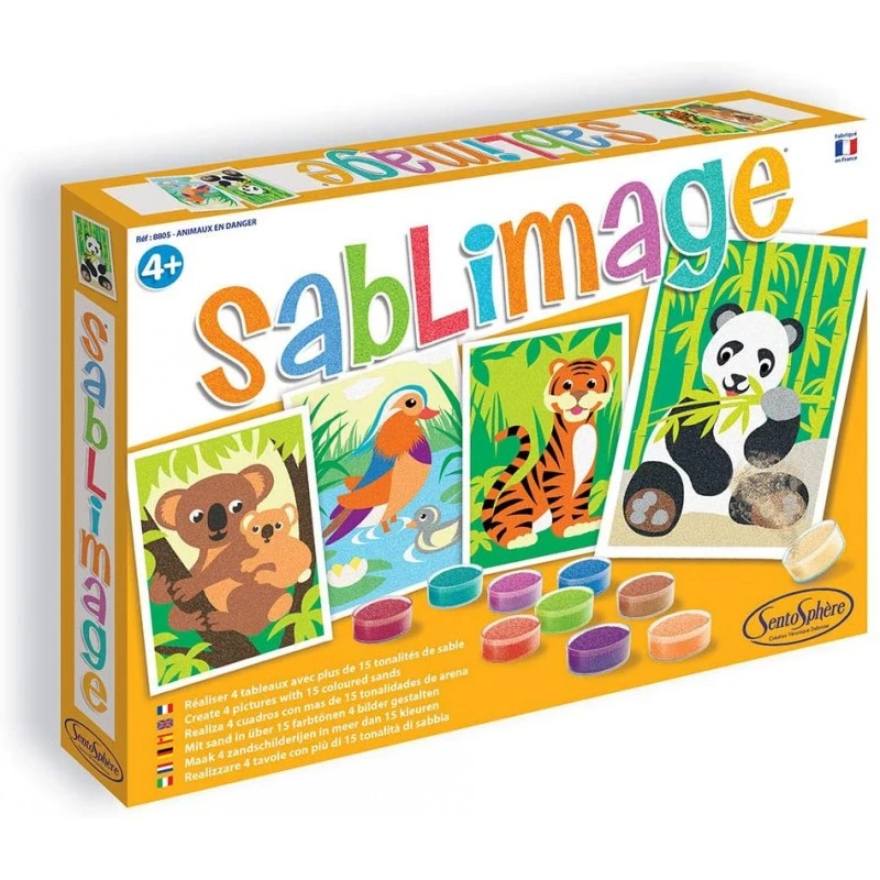 Sentosphère - 8805 - Sablimage - Animaux En Danger 3 Sentosphère - 8805 - Sablimage - Animaux En Danger