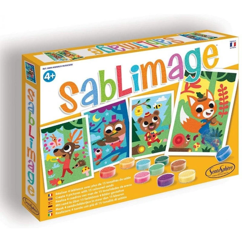 Sentosphère - 8809 - Sablimage - Animaux Musiciens 3 Sentosphère - 8809 - Sablimage - Animaux Musiciens