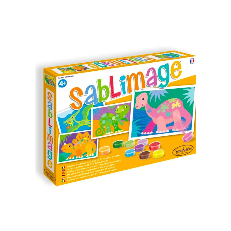 Sentosphère - 895 - Sablimage - Dinosaures 3 Sentosphère - 895 - Sablimage - Dinosaures