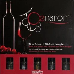 Sentosphère - 923 - Jeu De Société - Oenarom - Coffret Vins Rouges