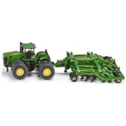 Siku - 1856 - Véhicule Miniature - Tracteur John Deere 9630 Avec Amazone Centaur Cultivateur