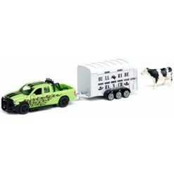 Siku - 1998 - Véhicule Miniature - RAM 1500 Avec Remorque à Bétail