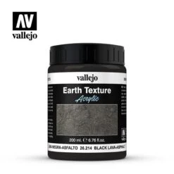 Vallejo - Accessoire - Diorama FX - Texture Lave Noire Asphalte - 200ml