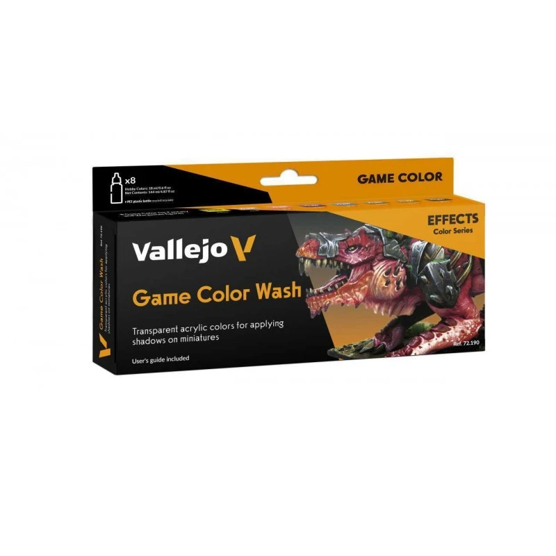 Vallejo - Peinture Acrylique - Set De 8 Peintures Game Color Wash 3 Vallejo - Peinture Acrylique - Set De 8 Peintures Game Color Wash