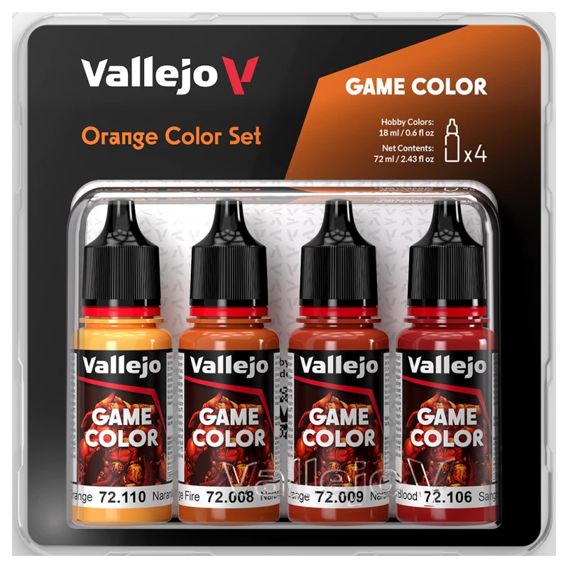 Vallejo - Prince August - 72381 - Game Color Set : Orange - Orange 3 Vallejo - Prince August - 72381 - Game Color Set : Orange - Orange