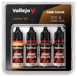Vallejo - Prince August - 72385 - Game Color Set : Cuir - Leather